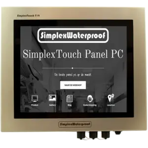 SimplexTouch T19 i3 - 19" Scherm, Intel® Core™ i3-7100U processor, 4Gb geheugen, 128Gb SSD
